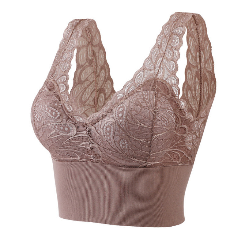 Lace beautiful back abdomen-in bra