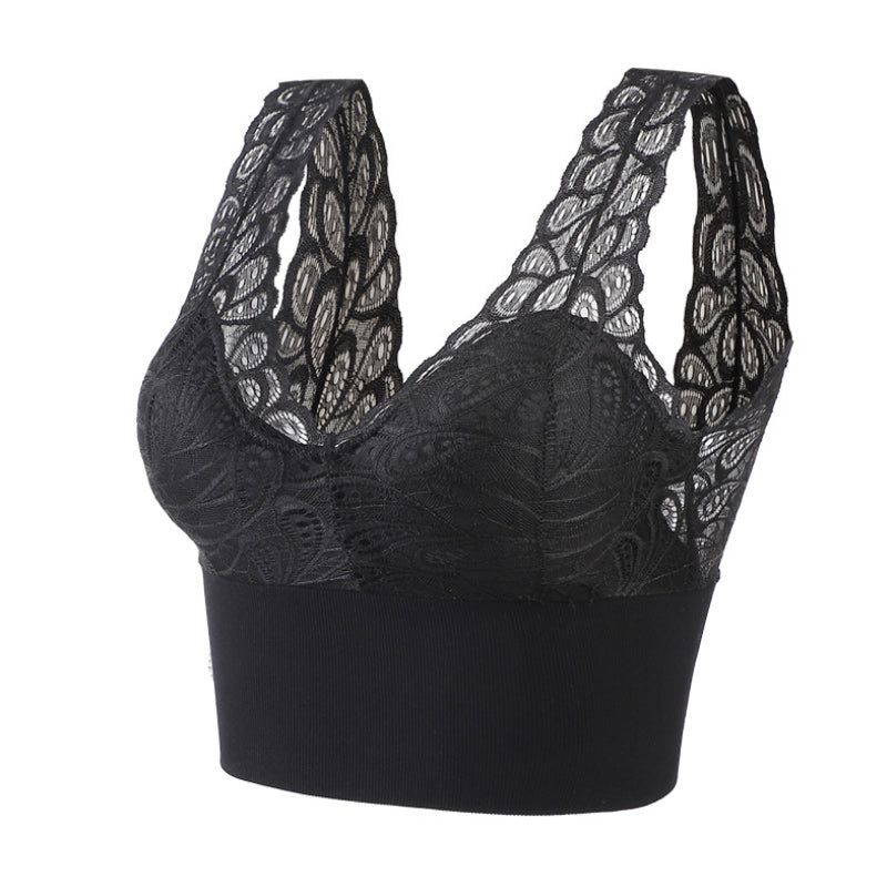 Lace beautiful back abdomen-in bra