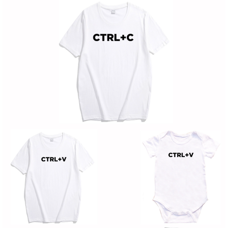 Parent-child outfit - Copy and paste T-shirt