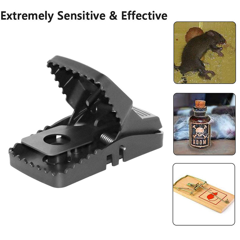 Black highly sensitive mousetrap