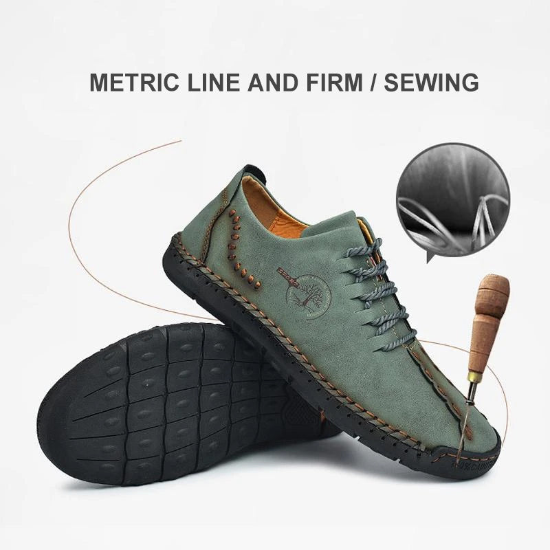 Handmade men's leather shoes(🔥Buy 2, -8%)