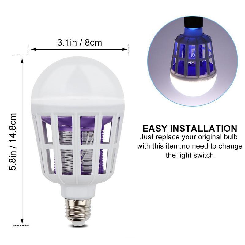 LED Illumination Mosquito Killer Bulb