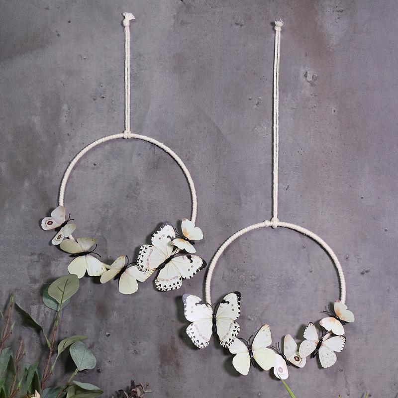 Simulated Butterfly Wall Decoration Wind Chimes