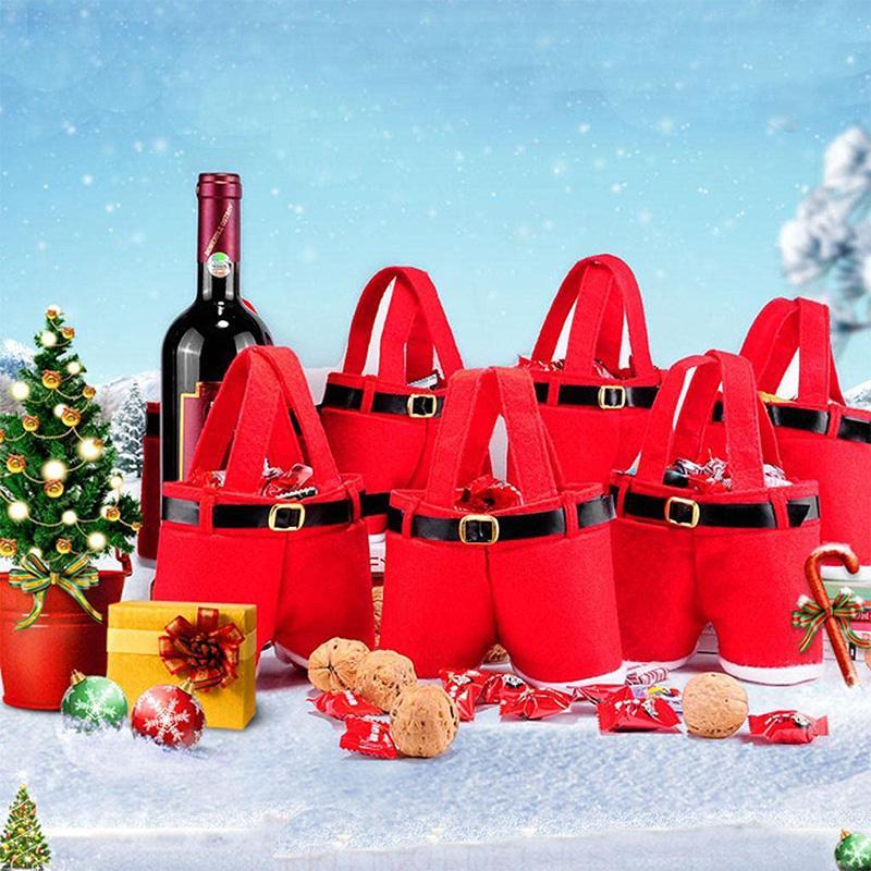 Creative Santa Pants Gift Bags