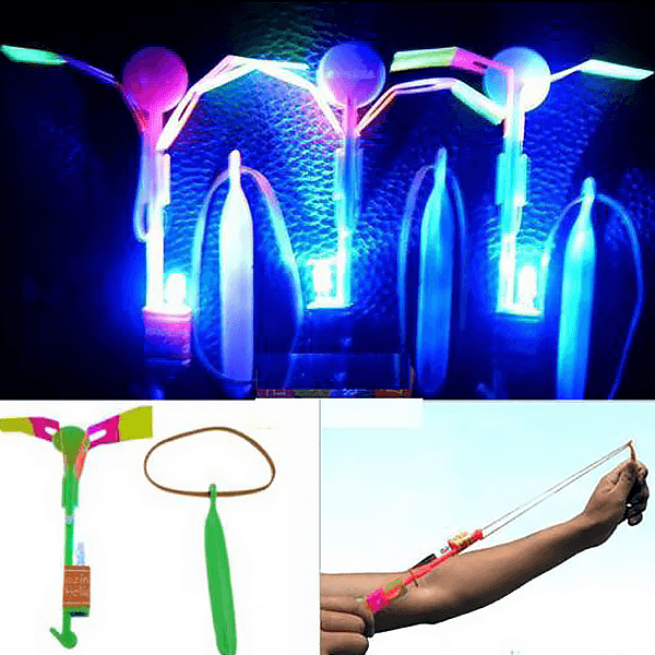 Amazing Rocket Slingshot LED Helicopters（🔥Buy 2, -10%🔥）