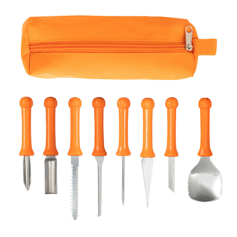 8 PCS Pumpkin Carving Kit Stainless Steel Carving Tools Set