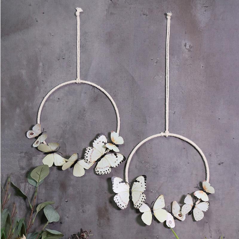 Simulated Butterfly Wall Decoration Wind Chimes