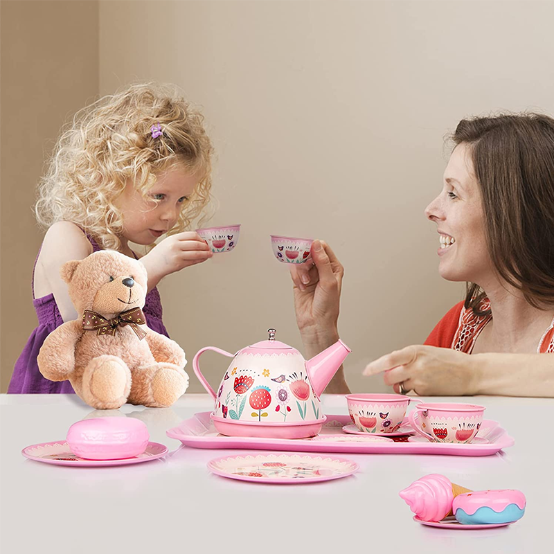 Tea Party Set, Children Pretend Play Toy