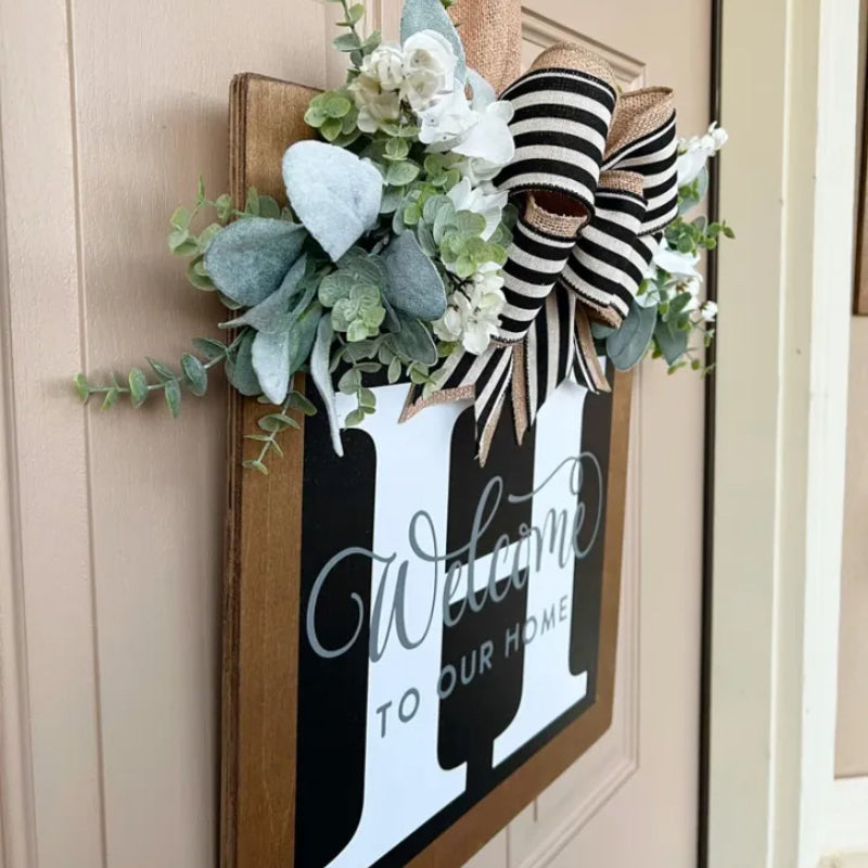 2023 NEW - Welcome Front Door Wreath