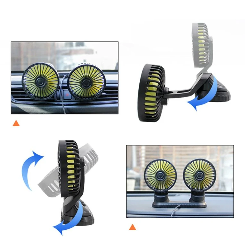 Universal Adjustable USB Dual Fan