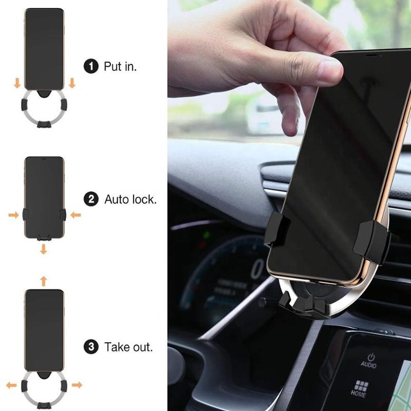 Circular Gravity Car Phone Holder