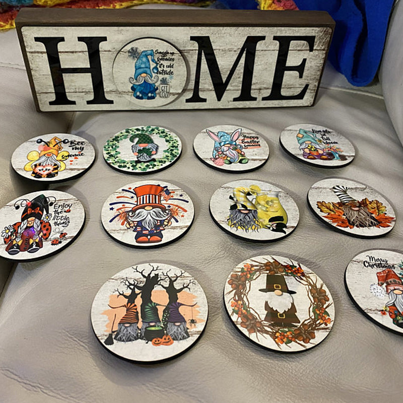 Home Sign with 12 interchangeable pieces