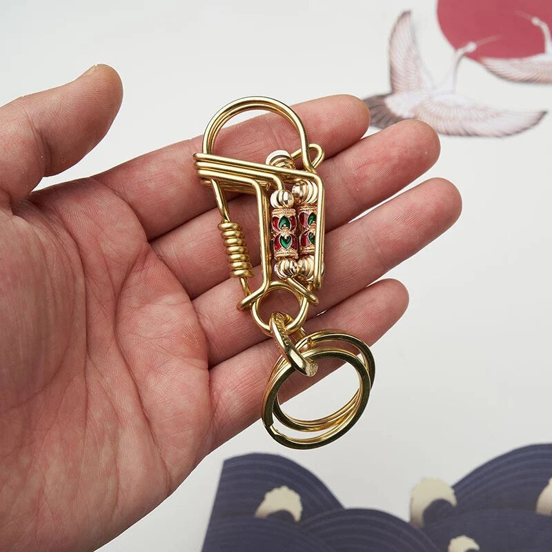 Stainless Brass Keychain