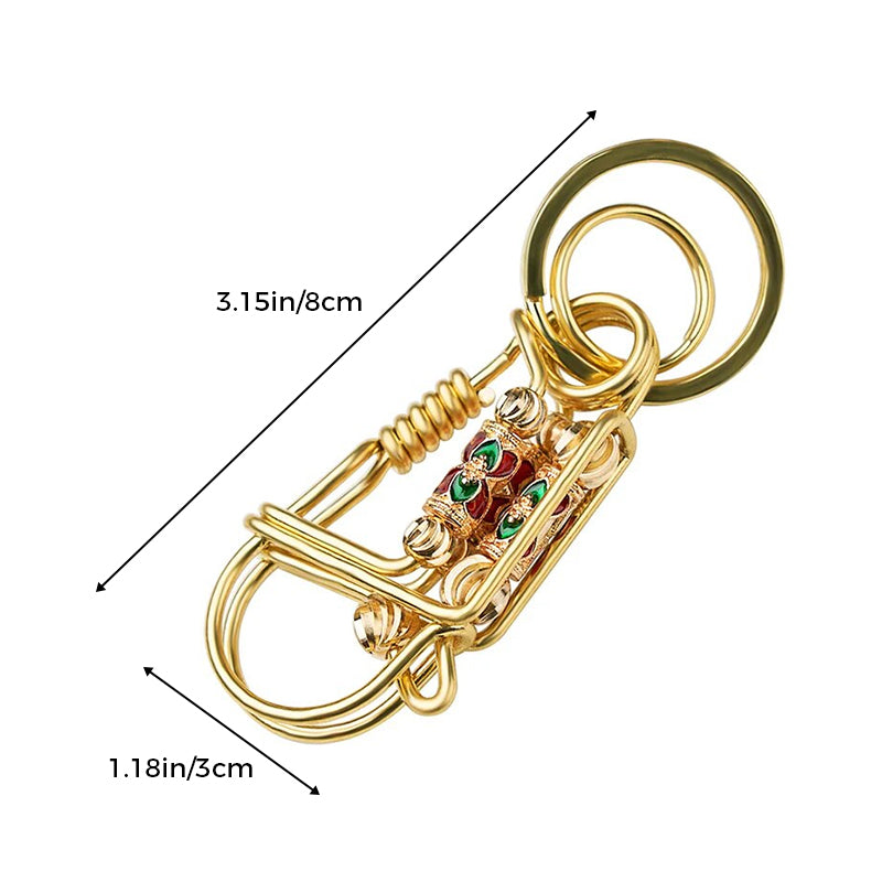 Stainless Brass Keychain