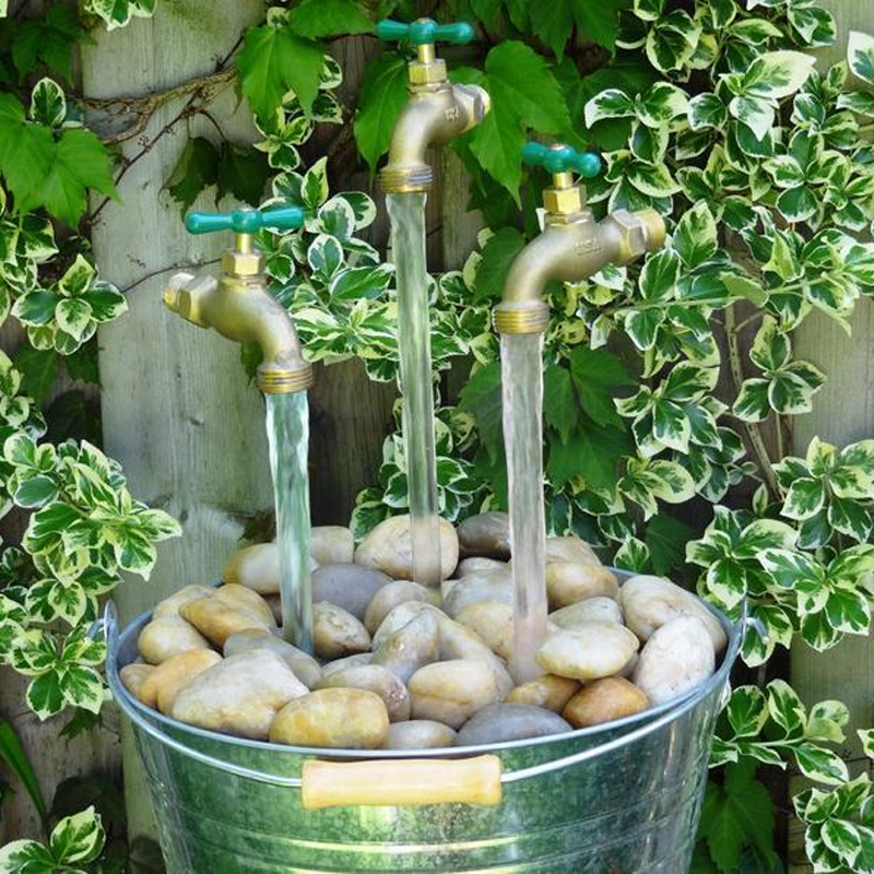 Invisible Flowing Spout Watering Can Fountain