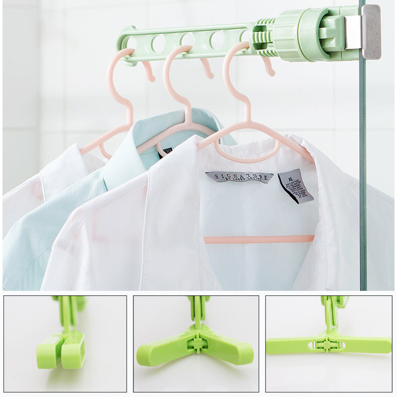 Folding Wall Mount Clothes Hanger