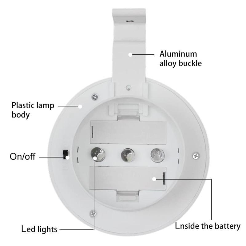 Solar powered gutter lights(2PC)