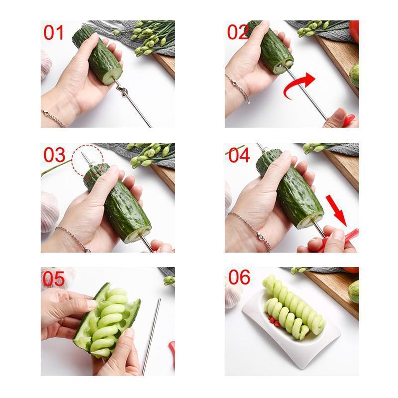 Vegetable Fruit Spiral Knife