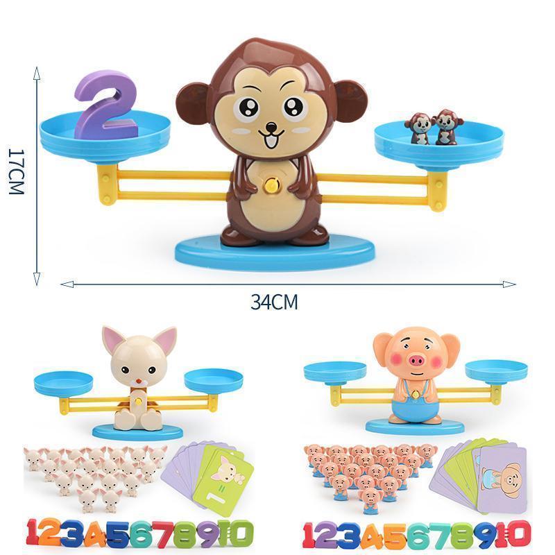 Monkey Balance Cool Math Game for Girls & Boys