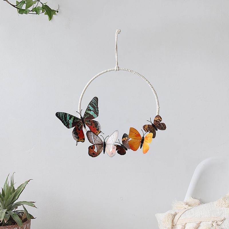 Simulated Butterfly Wall Decoration Wind Chimes