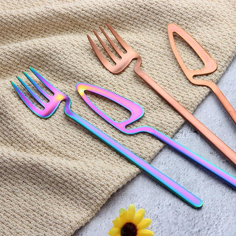 Stainless Steel Tableware Fork Spoon Set