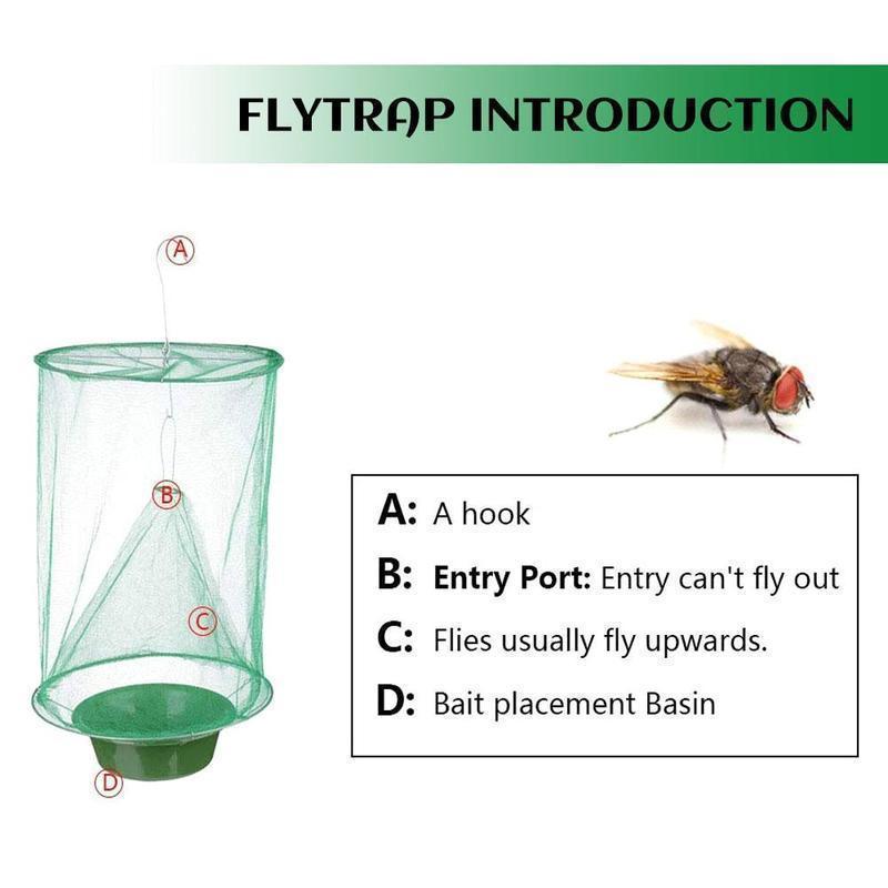 Fly traps for indoor or outdoor use