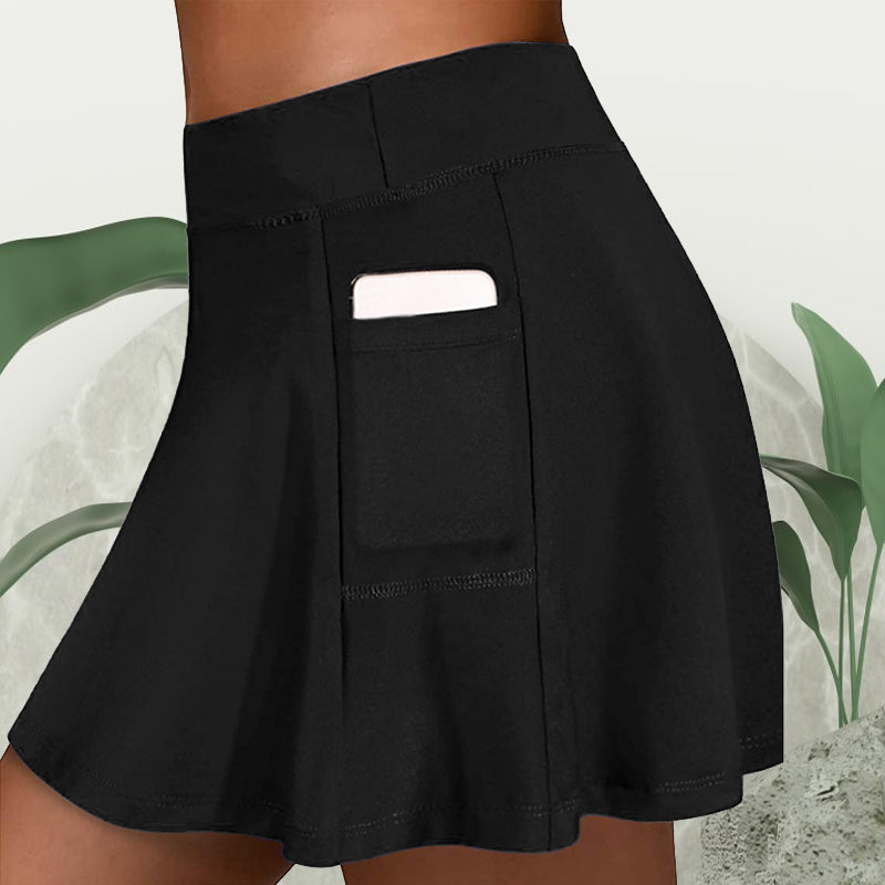 Hidden Pocket Tennis Short Culottes