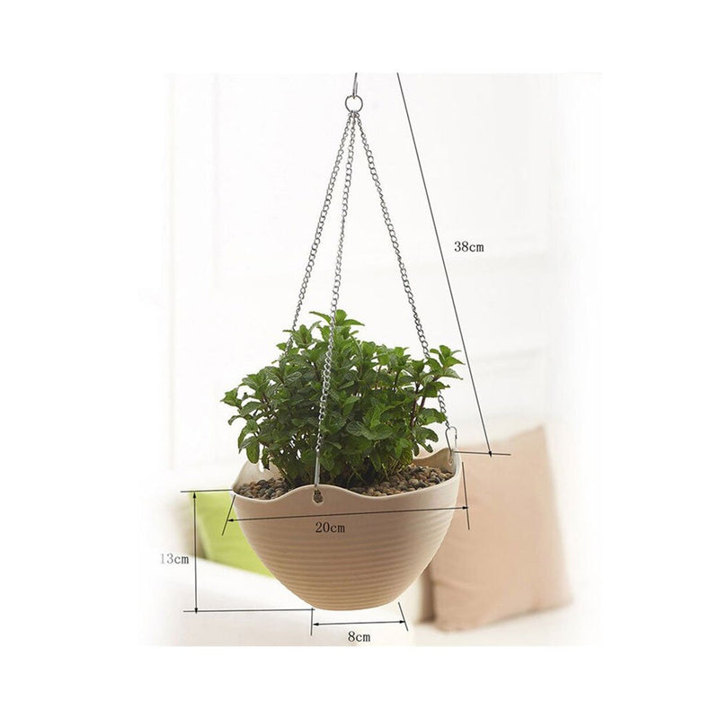 Outdoor garden hanging flower baskets