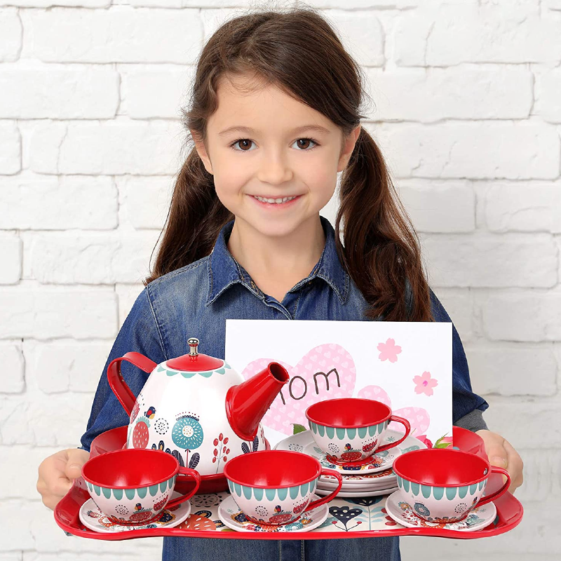 Tea Party Set, Children Pretend Play Toy