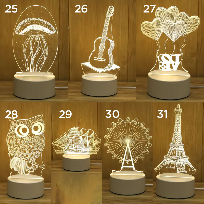 Creative Light USB 3D Lamp