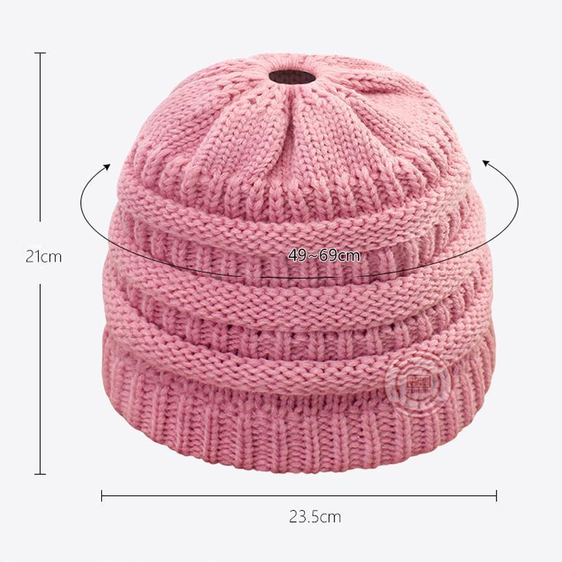 Soft Knit Ponytail Cap