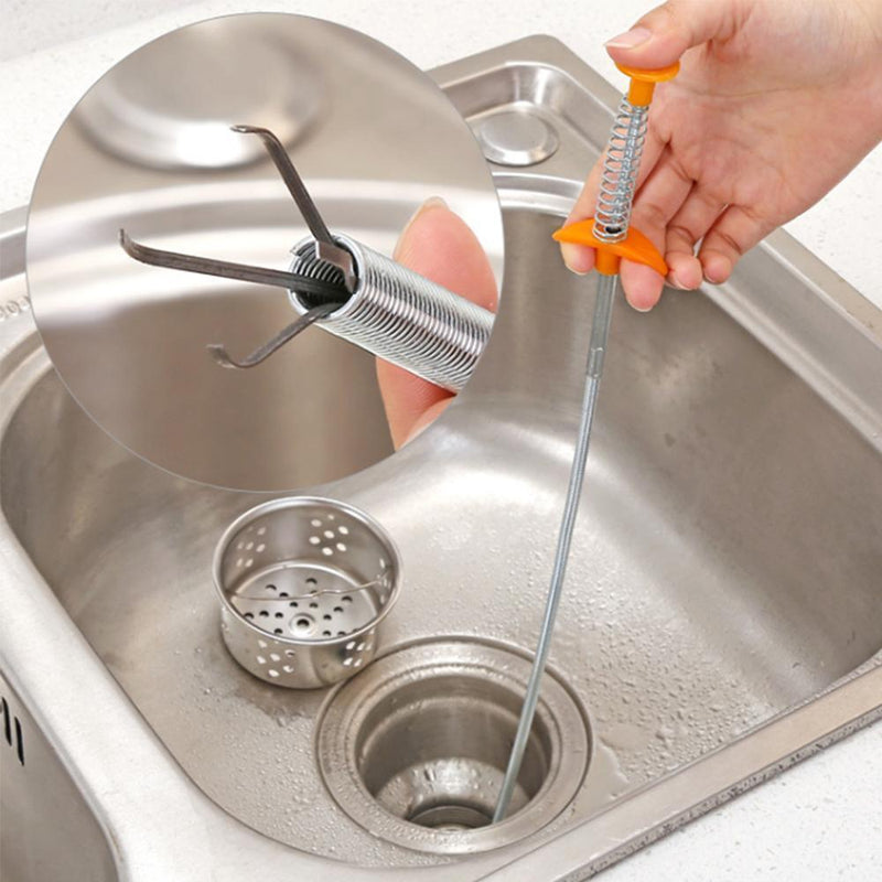 Kitchen Sink Sewer Cleaning Hook 2pcs