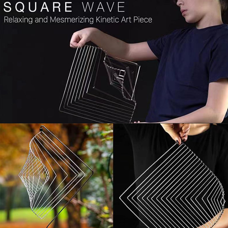 Atellani Square Wave The Mesmerizing Kinetic Wind Spinner