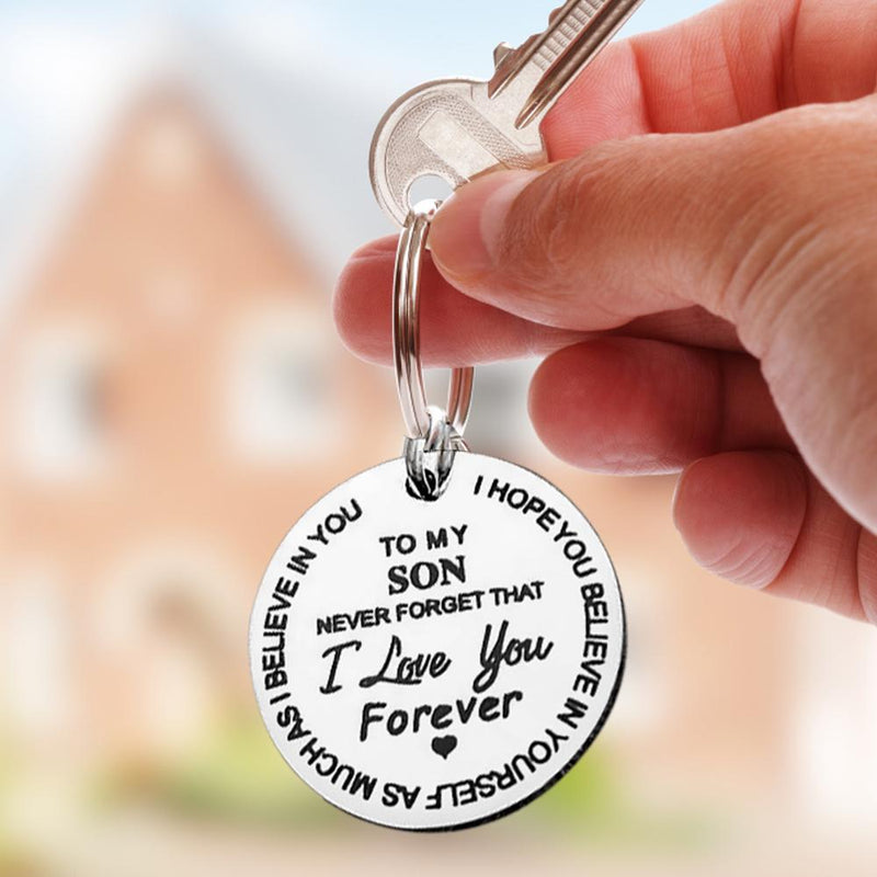 TO MY SON/DAUGHTER Inspirational Gift Keychain