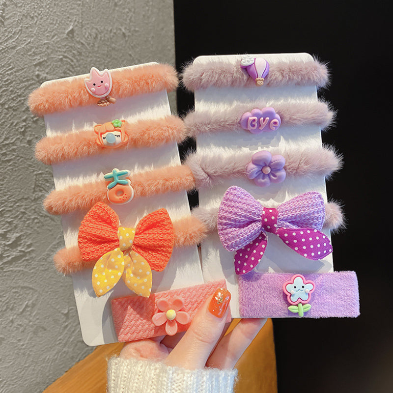 Plush Hair Scrunchies,Hair Bands (10pcs)