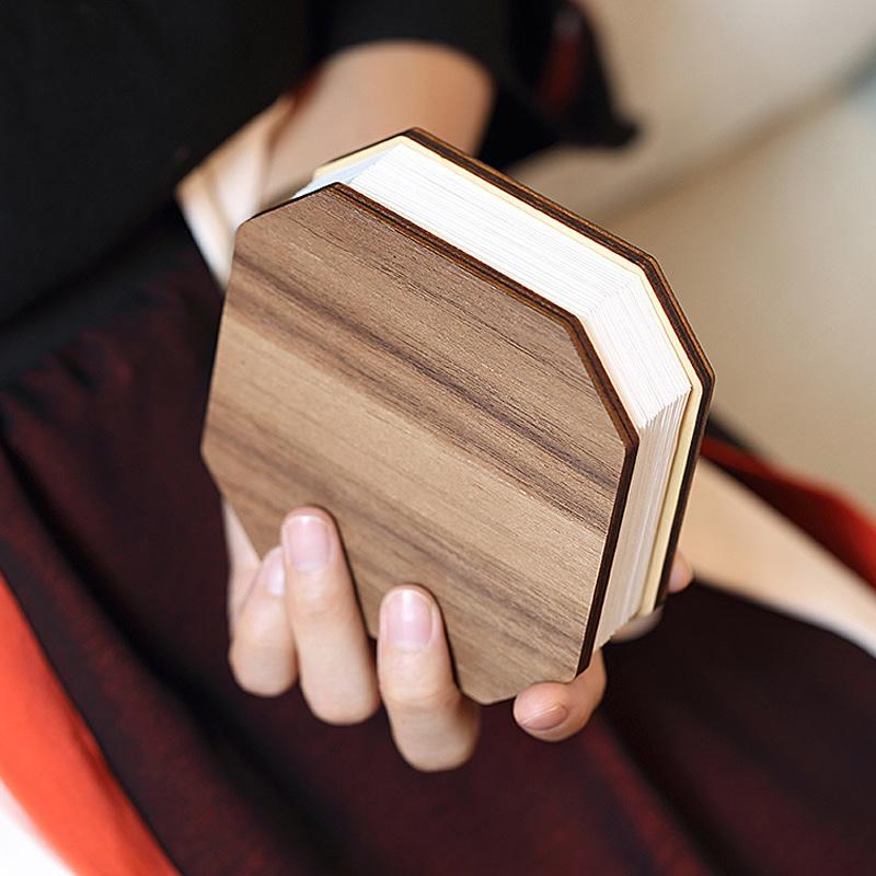 Wooden Folding Book Light