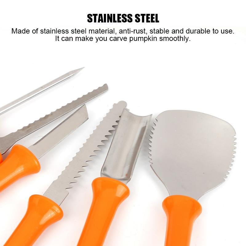 8 PCS Pumpkin Carving Kit Stainless Steel Carving Tools Set