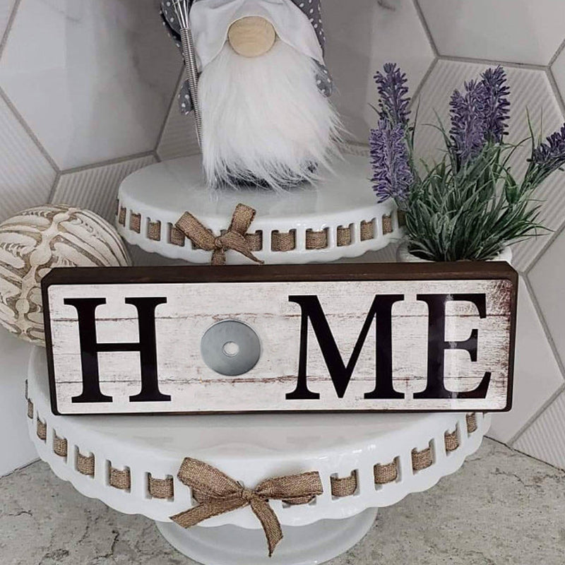 Home Sign with 12 interchangeable pieces