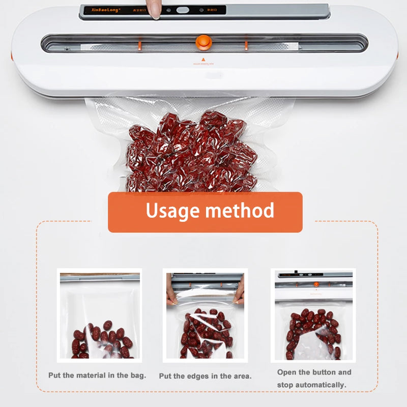 Automatic food vacuum sealer