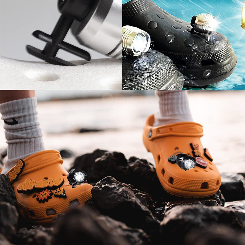 Waterproof Shoes Lights Charms