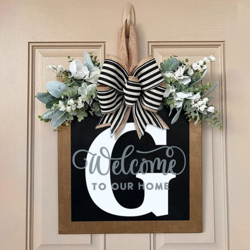 2023 NEW - Welcome Front Door Wreath