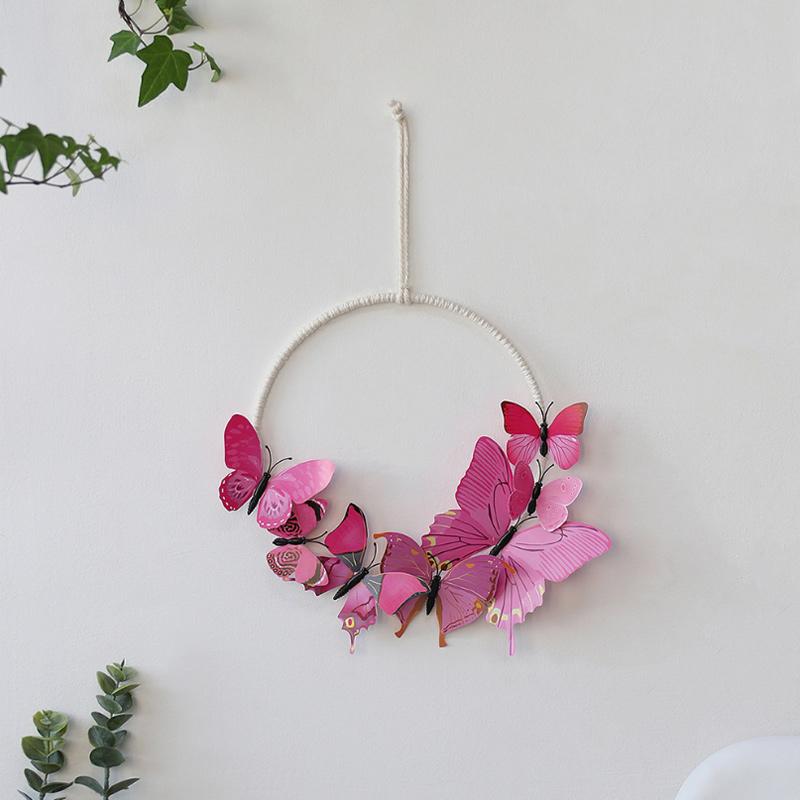 Simulated Butterfly Wall Decoration Wind Chimes