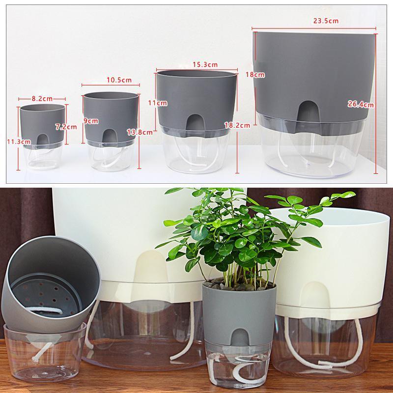 Self-watering Hydroponic Flowerpot