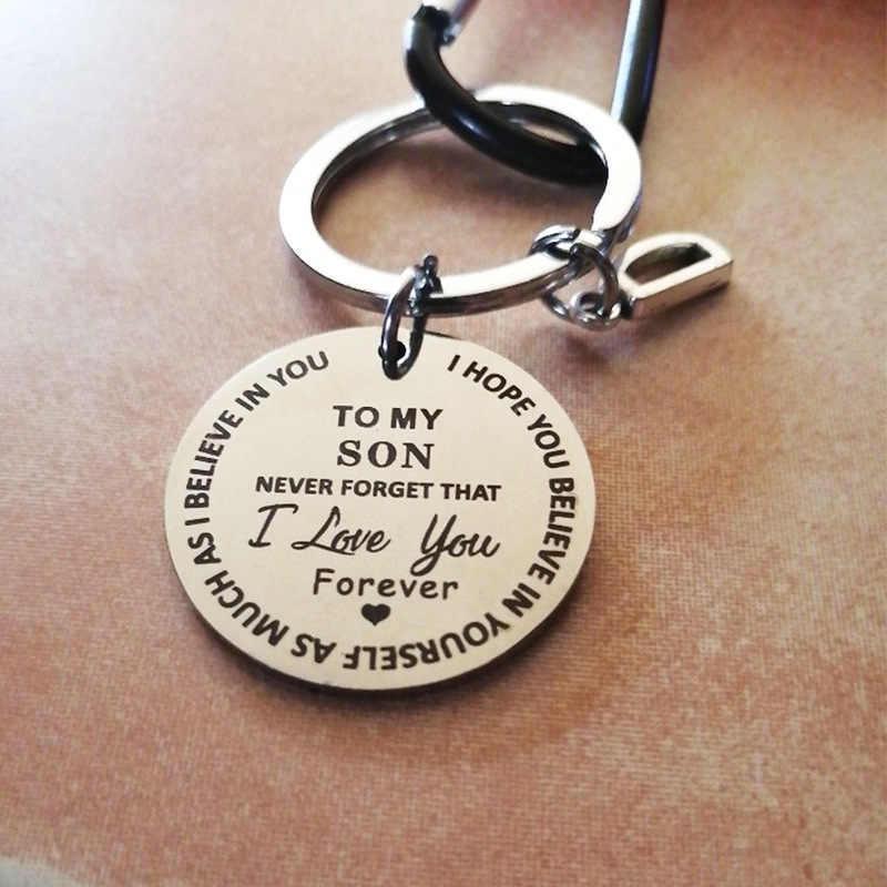 TO MY SON/DAUGHTER Inspirational Gift Keychain