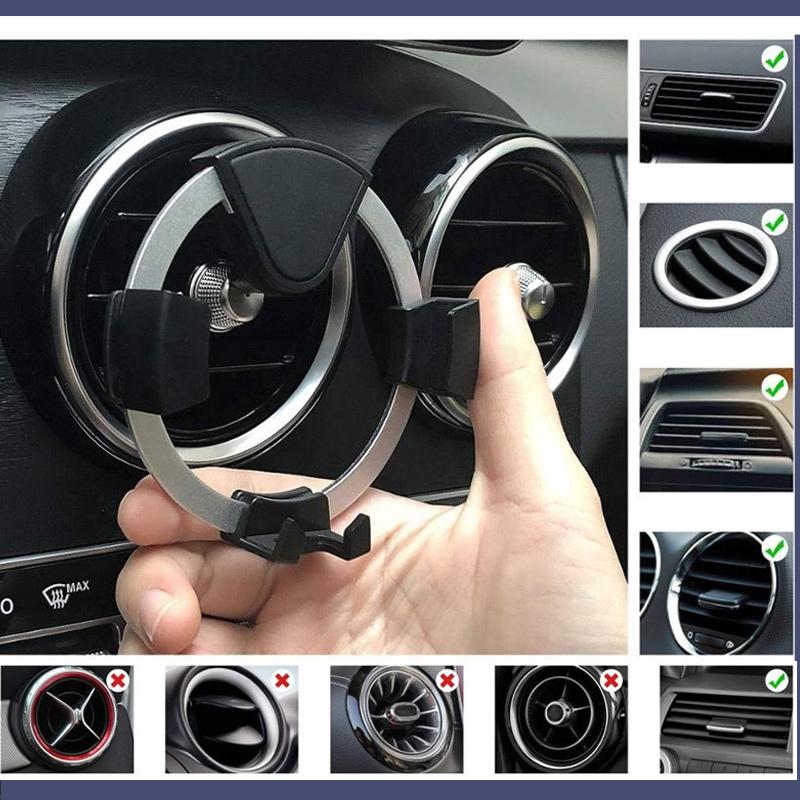 Circular Gravity Car Phone Holder