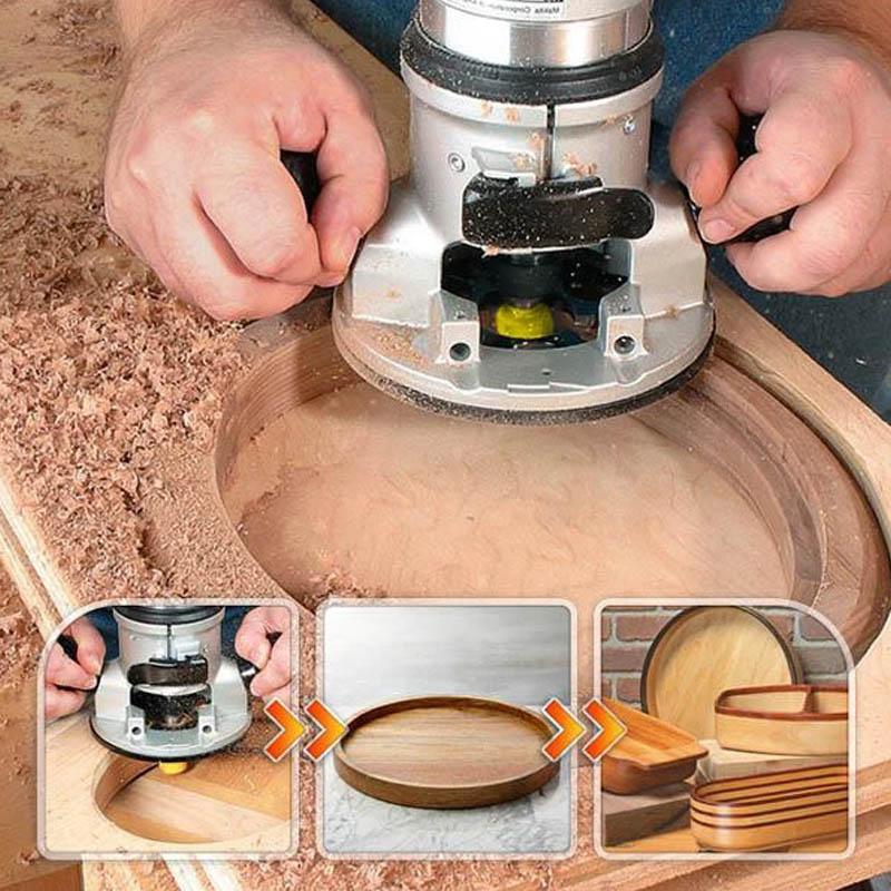 Diameter Bowl & Tray Router Bit