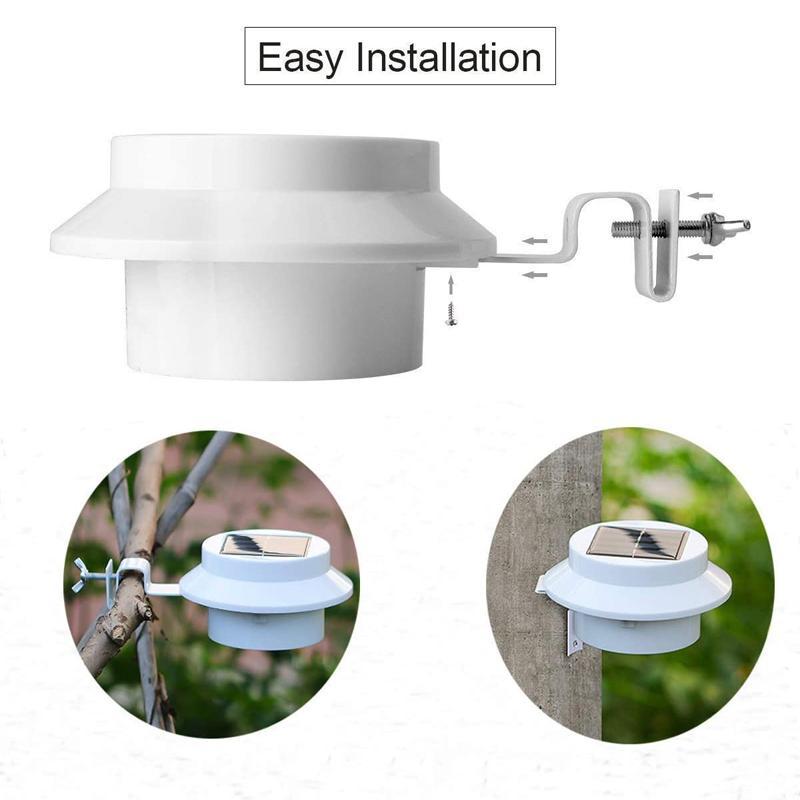 Solar powered gutter lights(2PC)