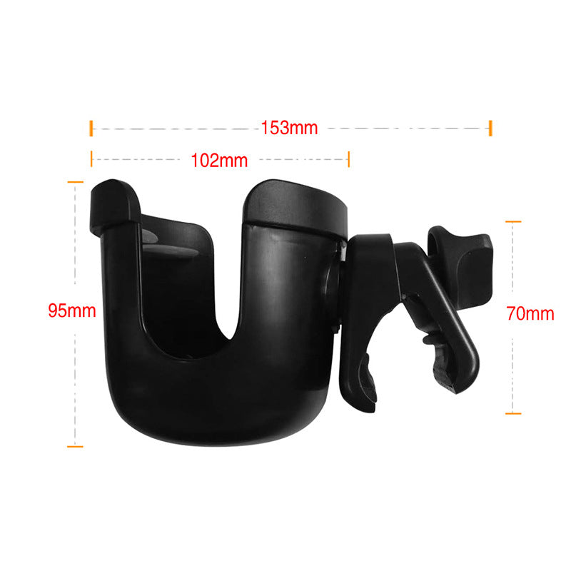 ABS anti-drop baby stroller milk cup holder