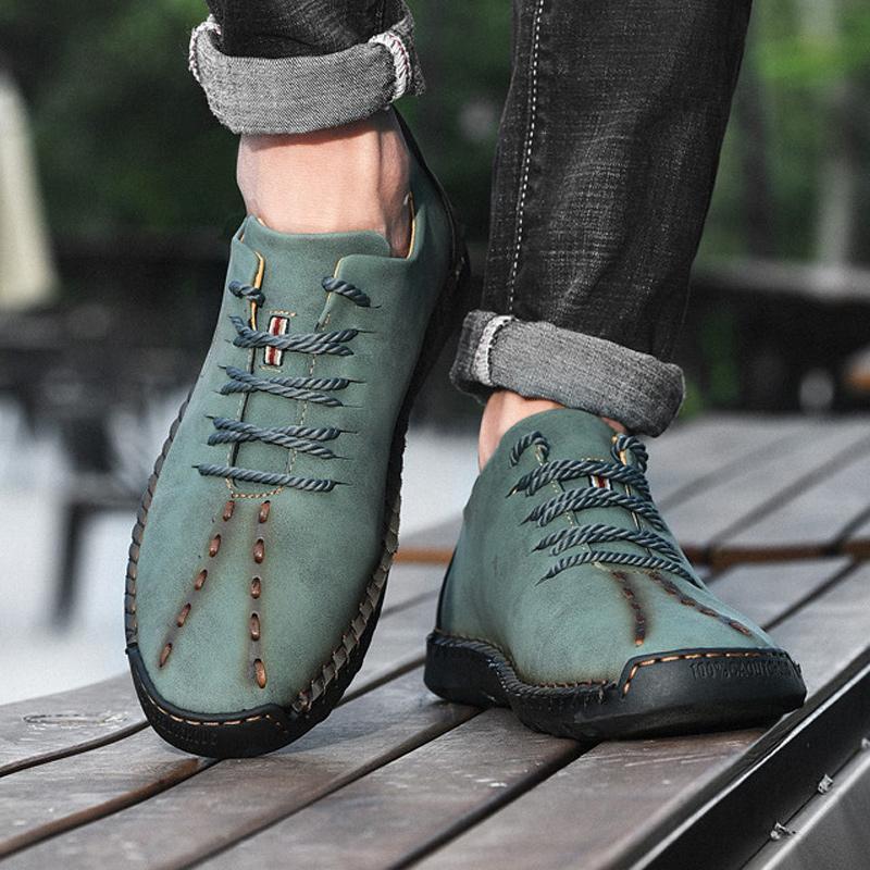 Handmade men's leather shoes(🔥Buy 2, -8%)