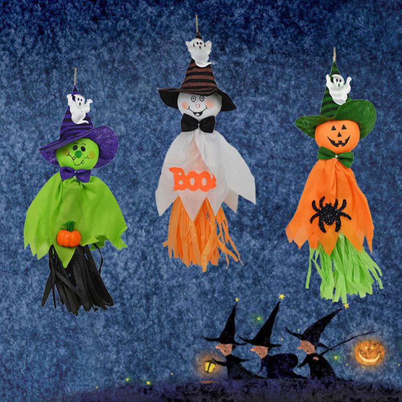 Halloween Ghost Hanging Garland Decor（3 pcs）